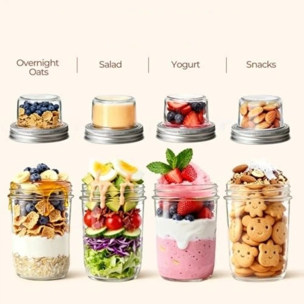 أكواب زبادي مزدوجة الطبقات مان - مراجعة Meal Prep Glass وسعره