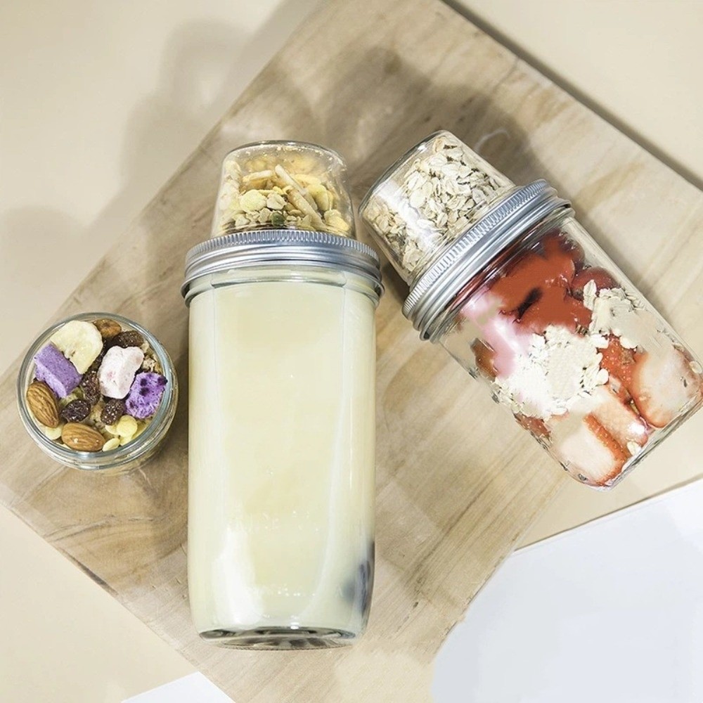 أكواب زبادي مزدوجة الطبقات مان - مراجعة Meal Prep Glass وسعره