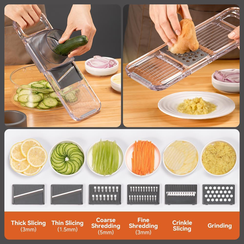 قطاعة خضروات يدوية متعددة الوظ - مراجعة Mandoline Slicer Guard وسعره