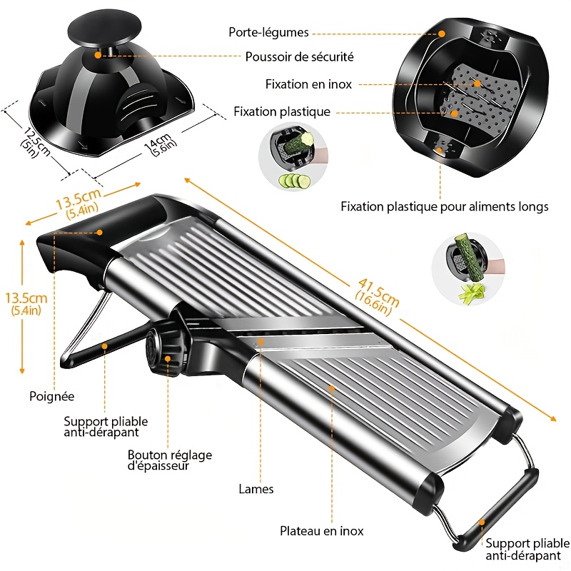 قطاعة ماندولين من الفولاذ المق - مراجعة Mandoline Slicer Guard وسعره