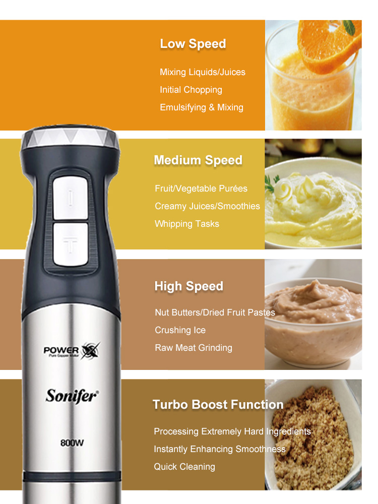 خلاط يدوي سونيفر SF-8171S بقوة - مراجعة Meal Prep Smoothies وسعره