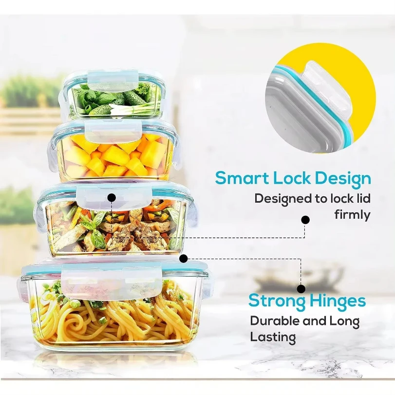 علب طعام زجاجية لتخزين الطعام، - مراجعة Meal Prep Glass وسعره