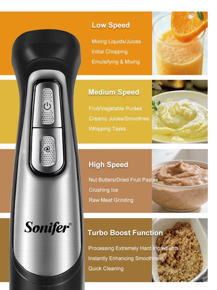 خلاط يدوي سونيفر SF-8185 بقوة  - مراجعة Meal Prep Smoothies وسعره