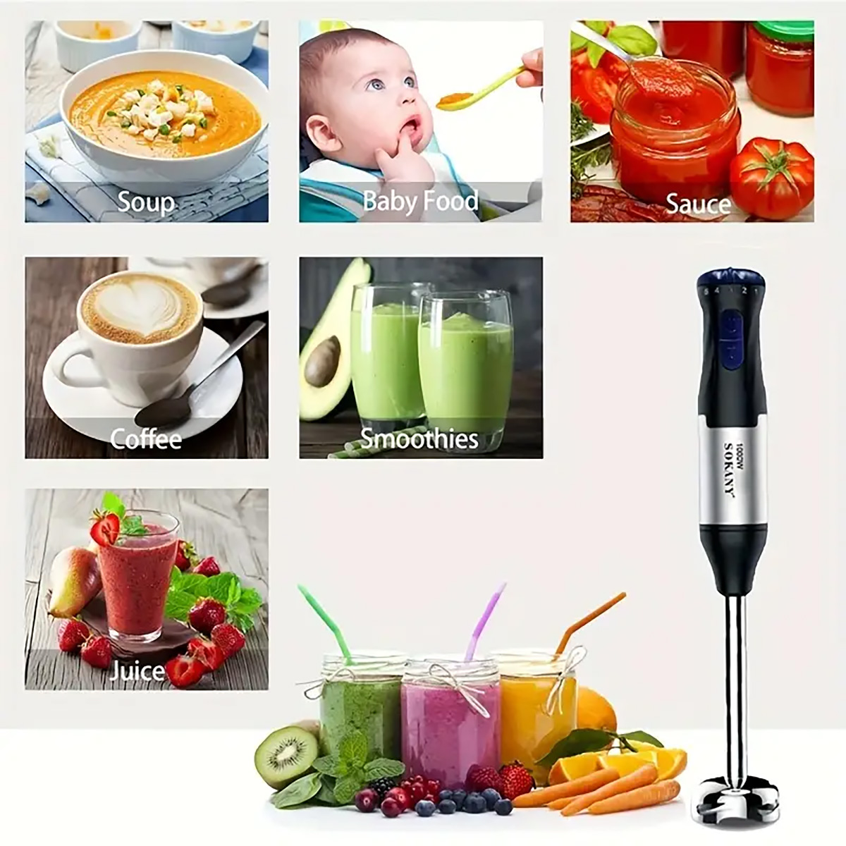 خلاط يدوي مع مفرمة لحم ، خلاط  - مراجعة Meal Prep Smoothies وسعره