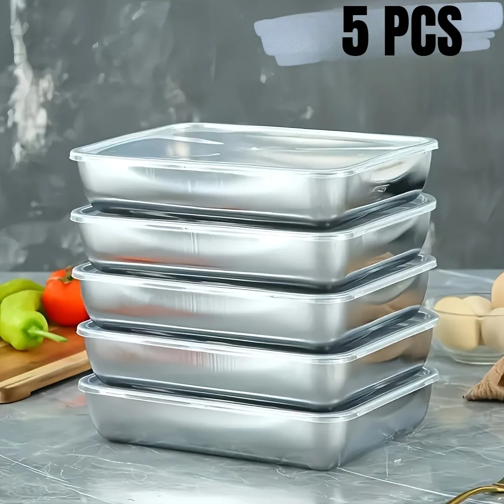 مجموعة من 5 حاويات تخزين طعام  - مراجعة Meal Prep Glass وسعره
