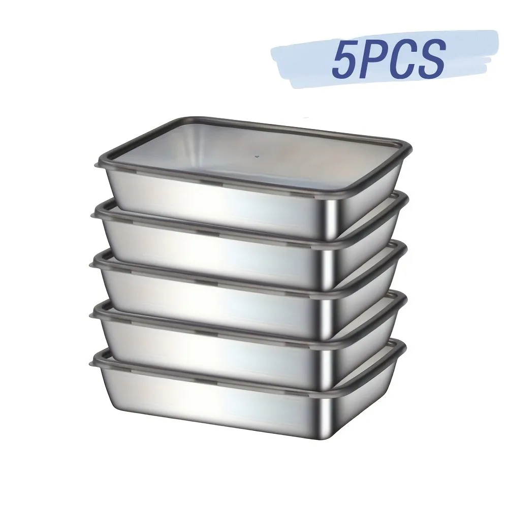مجموعة من 5 حاويات تخزين طعام  - مراجعة Meal Prep Glass وسعره