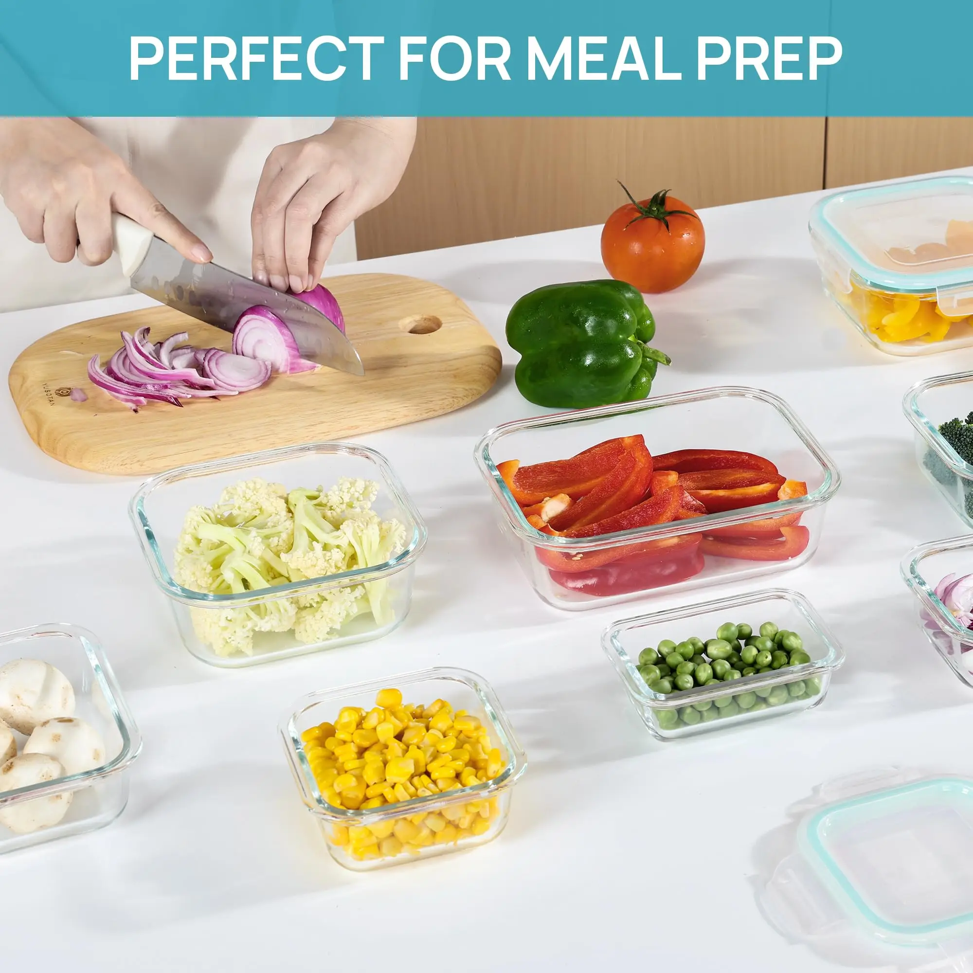 حاويات تخزين الطعام الزجاجية ل - مراجعة Meal Prep Glass وسعره