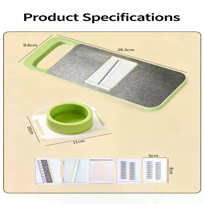 شفرة تقطيع الخضروات متعددة الو - مراجعة Mandoline Slicer Guard وسعره