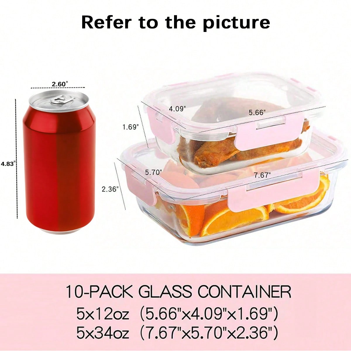 10 عبوات من حاويات الطعام الزج - مراجعة Meal Prep Glass وسعره